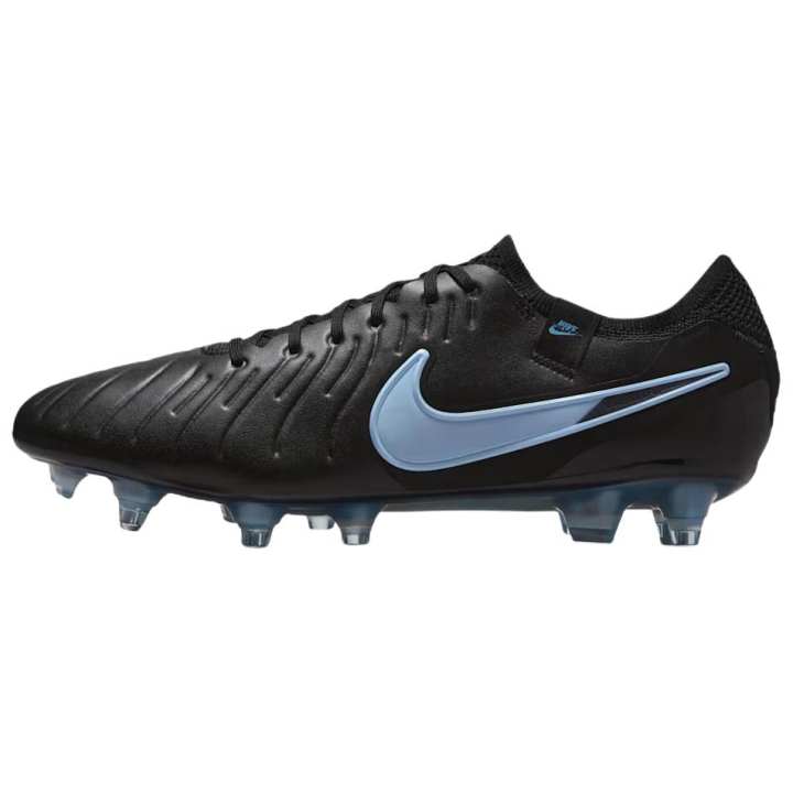 Nike Nike Tiempo Legend 10 Slip Resistant Soccer Shoes Unisex Black Blue