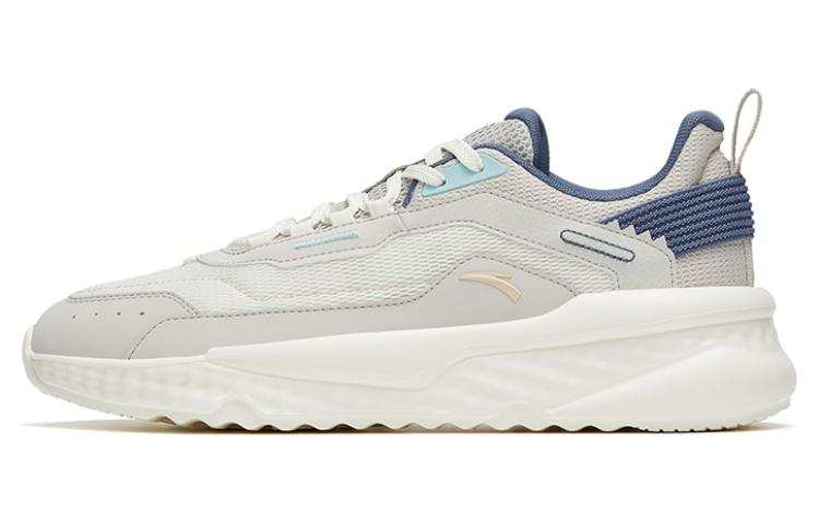 Anta Unruly Series Comfortable Slip Resistant Lightweight Low top Sports Casual Shoes Men's White Gray Blue