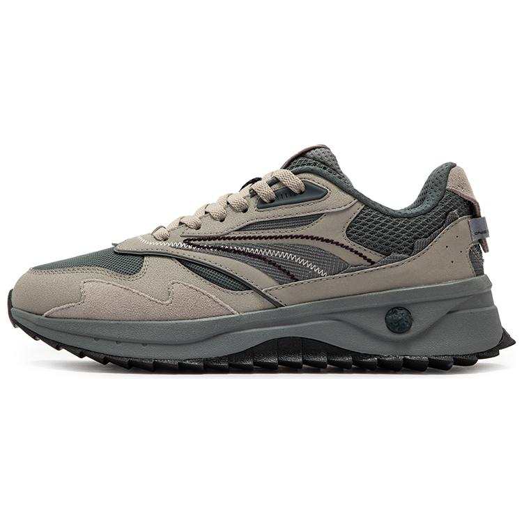 361° Answer Slip Resistant Abrasion Resistant Slip Resistant Abrasion Resistant Low top Casual Shoes Men's Brown Gray