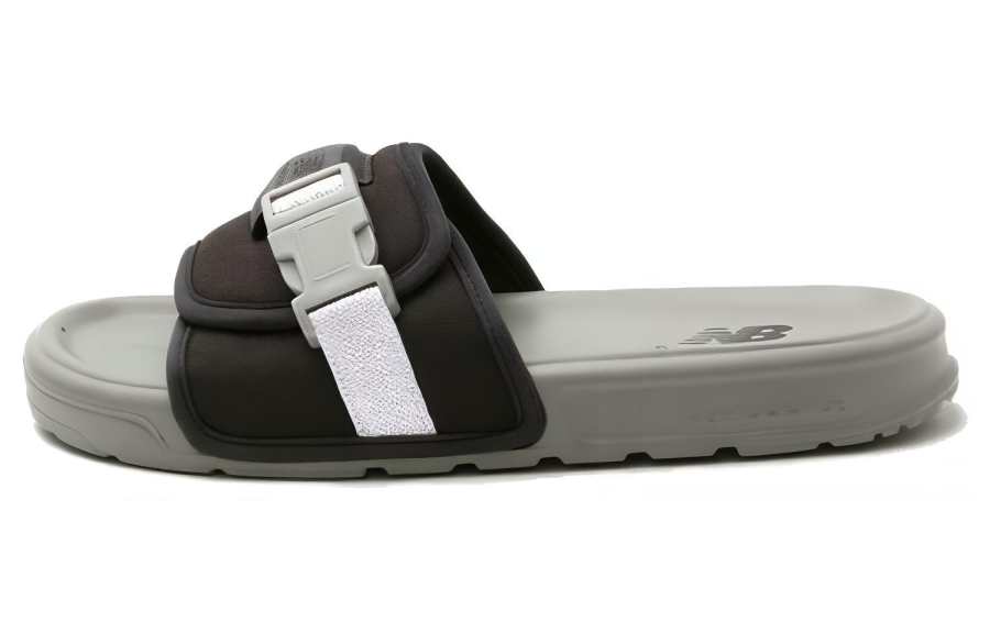 New Balance New Balance NB 2152 Slip Resistant Abrasion Resistant Slide Slippers Unisex Gray Black