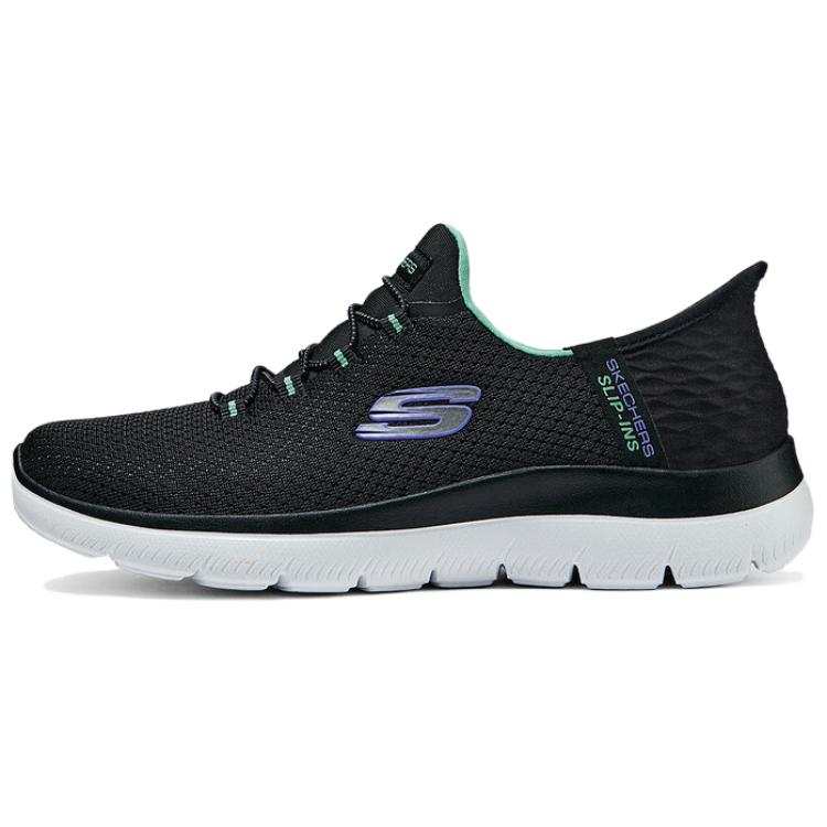 Skechers Slip Ins Abrasion Resistant Breathable Low top Casual Shoes Women's Black