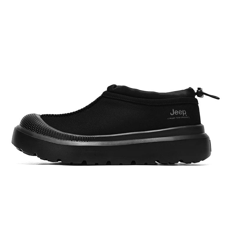 Jeep Abrasion Resistant, Waterproof, And Breathable, Lightweight Thermal Low top Casual Shoes Unisex Black