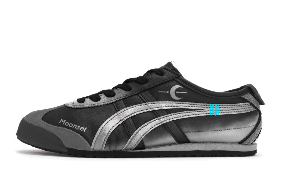 Onitsuka Tiger Mexico 66 Walking Planet, Silver Moon Curtain Abrasion Resistant Abrasion Resistant Low top Casual Shoes