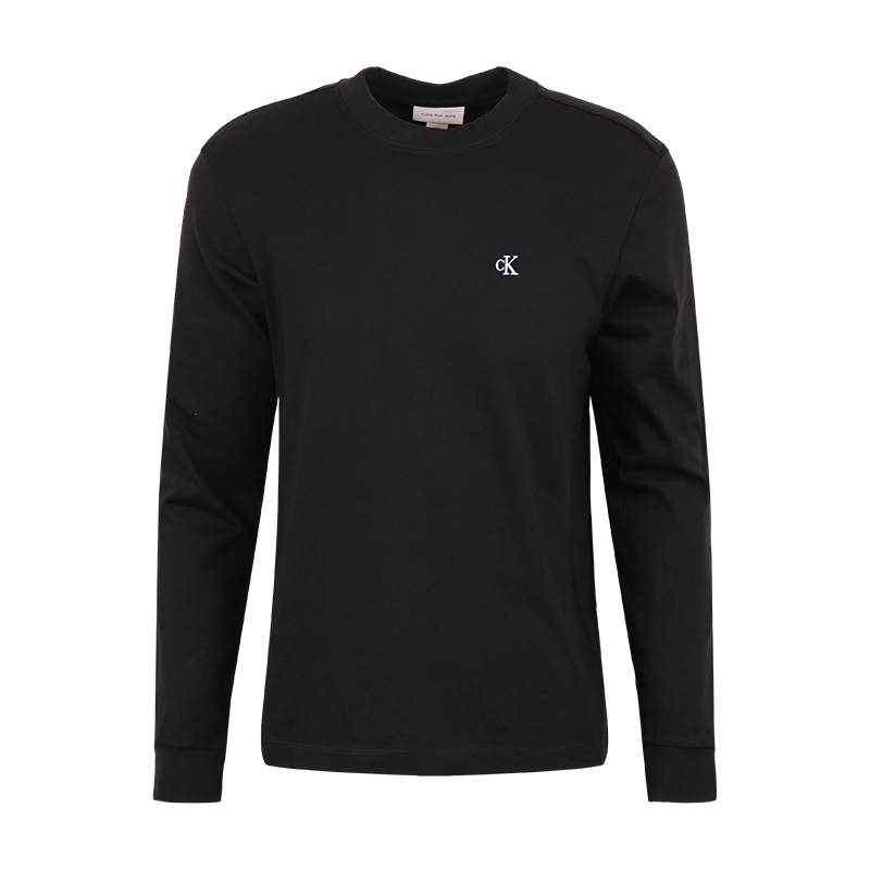 CALVIN KLEIN Crew Neck Long Sleeved T Shirt Men's