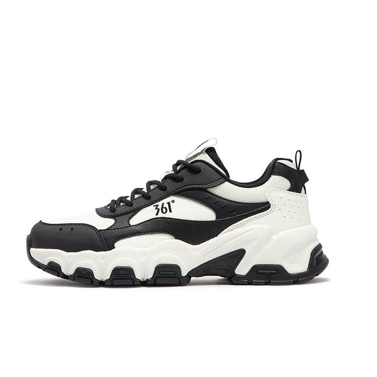 361° Slip Resistant Abrasion Resistant Low top Casual Shoes Women's White Black