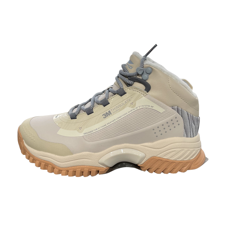 Li-Ning Li Ning Lightweight Abrasion Resistant Low top Casual Shoes Women's Gray