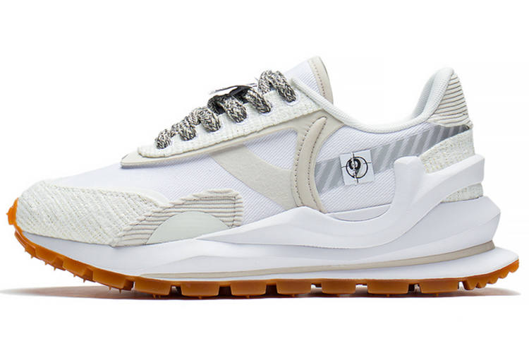 Li-Ning Li Ning Textile, Synthetic Leather Cushioning Slip Resistant Abrasion Resistant Breathable Lightweight Low top