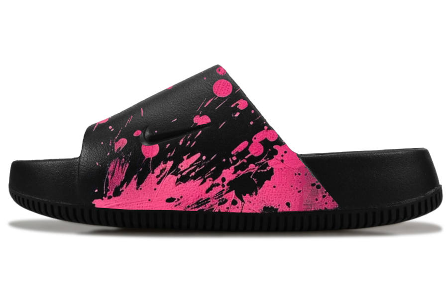 Nike Nike Calm Slide Abrasion Resistant Abrasion Resistant Slide Slippers Unisex Dark Pink