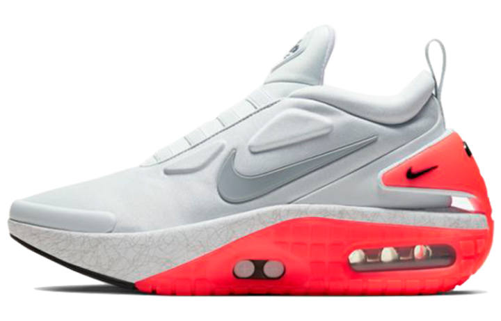 Nike Nike Adapt Auto Max Pure Platinum Low top Casual Shoes Unisex Gray Red Asian Version