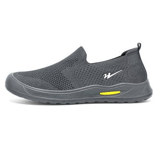 DOUBLE STAR 88 Flyknit Comfortable Flat Flyknit Mesh Shoes For Seniors Fabric Slip Resistant And Breathable Low top