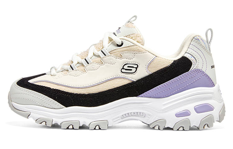 Skechers Dlites 1.0 'Beige Purple' Women's