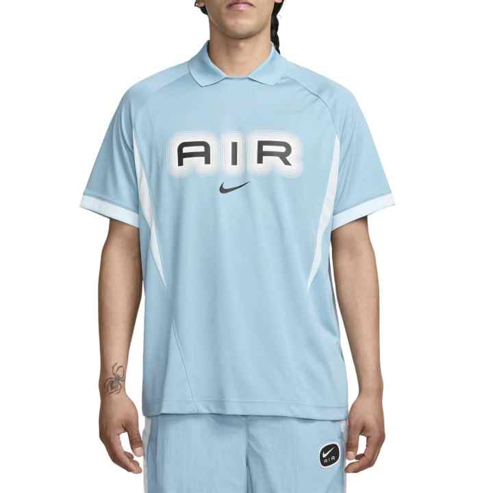 Nike Nike Air Knitwear Men's Denim Blue/Glacier Blue/White Lapel Moderate
