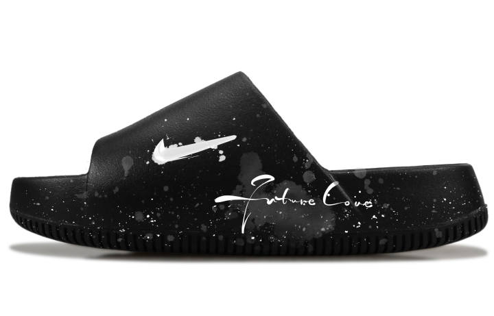 Nike Nike Calm Slide Slip Resistant Abrasion Resistant Slip Resistant Abrasion Resistant Slide Slippers Unisex Black