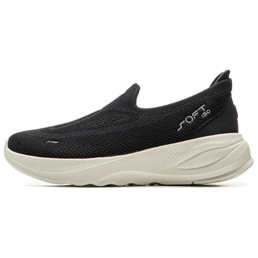 Li-Ning Li Ning SOFT GO 2 KNIT Cushioning Slip Resistant Abrasion Resistant Lightweight Rebound Low top Casual Shoes Women's