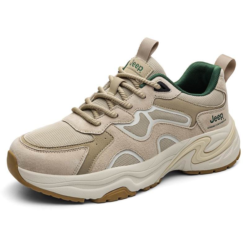 Jeep Casual Shoes Men's Low Top Sand Island Green