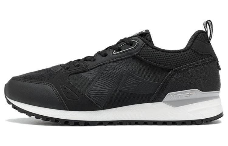 XTEP Slip Resistant, Abrasion Resistant, Breathable Low top Sports Casual Shoes Women's Black