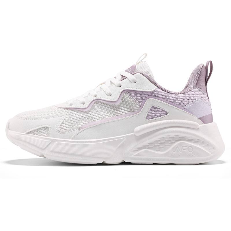 361° Slip Resistant, Abrasion Resistant, Breathable Low top Casual Shoes Women's White Purple