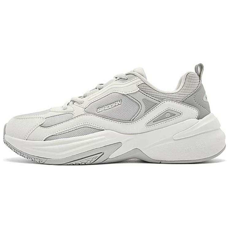 QIAODAN Starry Sea Lite Cushioning Slip Resistant Abrasion Resistant Low top Casual Shoes Men's Gray