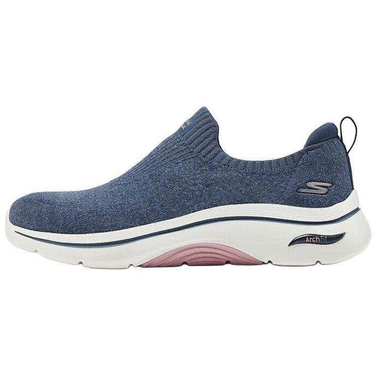 Skechers GO Walk Arch Fit 2.0 Abrasion Resistant Low top Walking Shoes Women's Blue