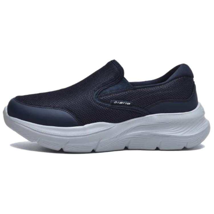 LOTTO Slip Resistant Abrasion Resistant Slip Resistant Abrasion Resistant Low top Casual Shoes Men's Marine Blue