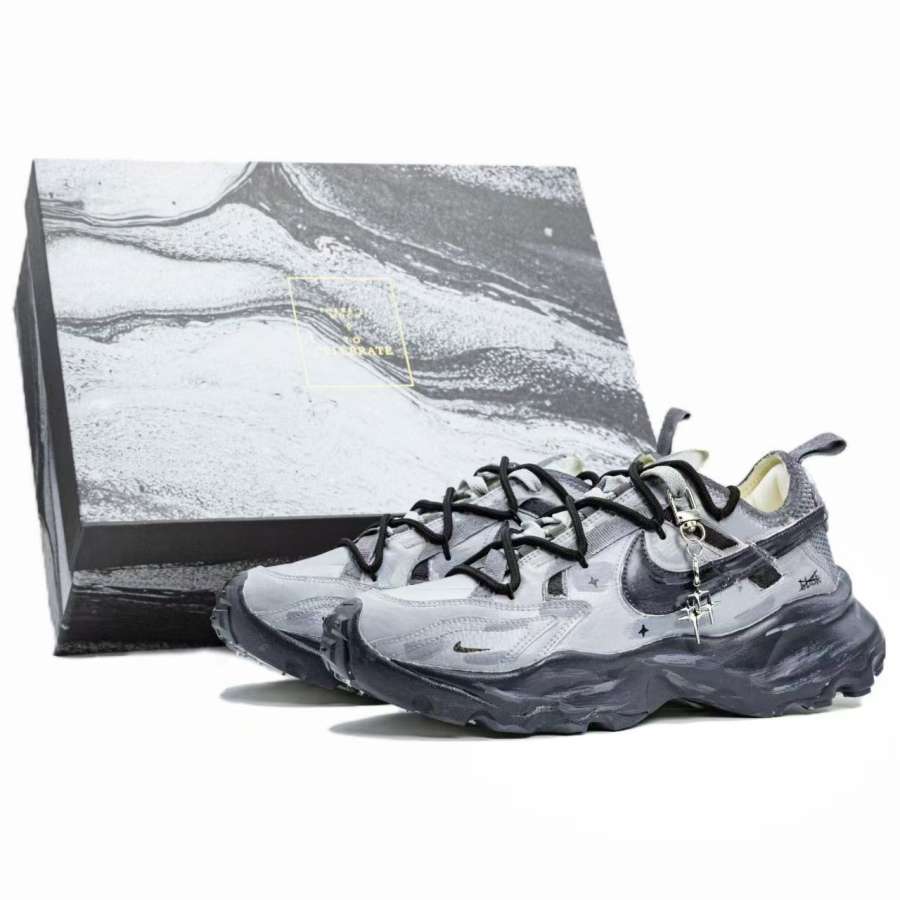 Nike Nike TC 7900 Slip Resistant Abrasion Resistant Low top Casual Shoes Women's Black Gray
