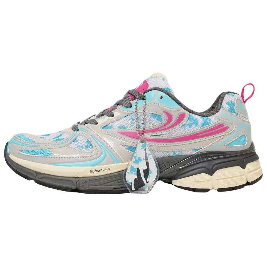 FILA Hatsune Miku x FILA INTERUN V2 Casual Shoes Unisex Gray Blue Pink