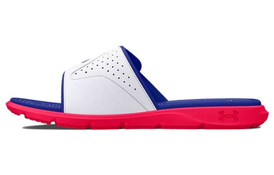 Under Armour Under Armour Mercenary Slide Slippers Unisex White Blue Red