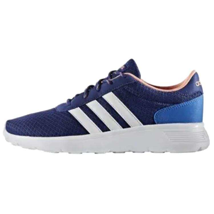 Adidas Adidas Lite Racer Slip Resistant Abrasion Resistant Low top Casual Shoes Women's Blue
