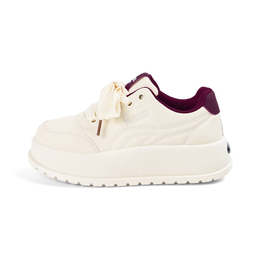 HUANQIU Height Increasing Abrasion Resistant Casual Skate Shoes Women's