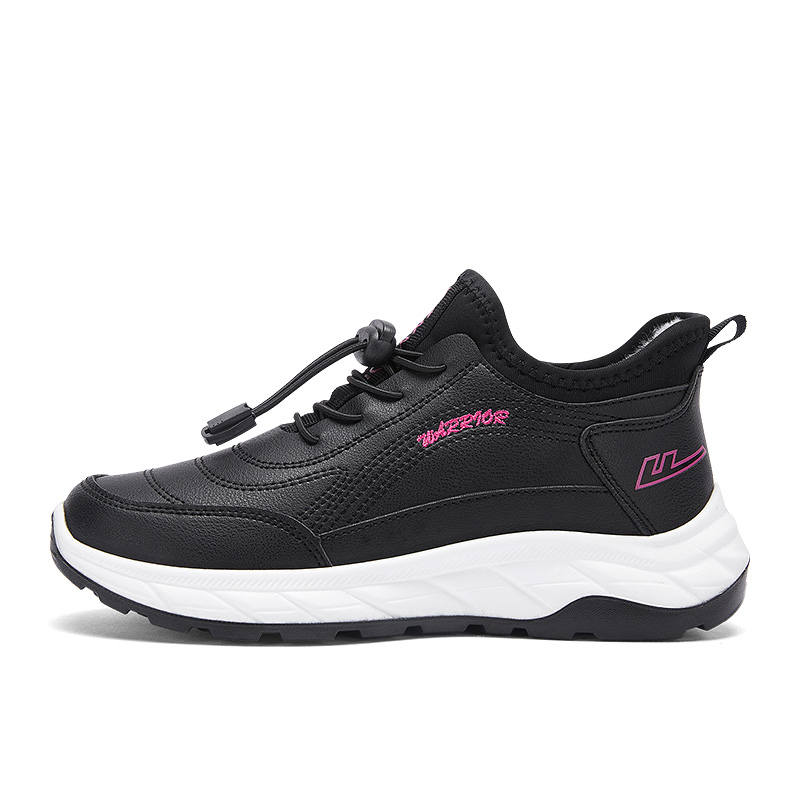 Warrior Fleece Lined Thermal, Leather Upper Athletic Shoes Cushioning Abrasion Resistant Slip Resistant Low top