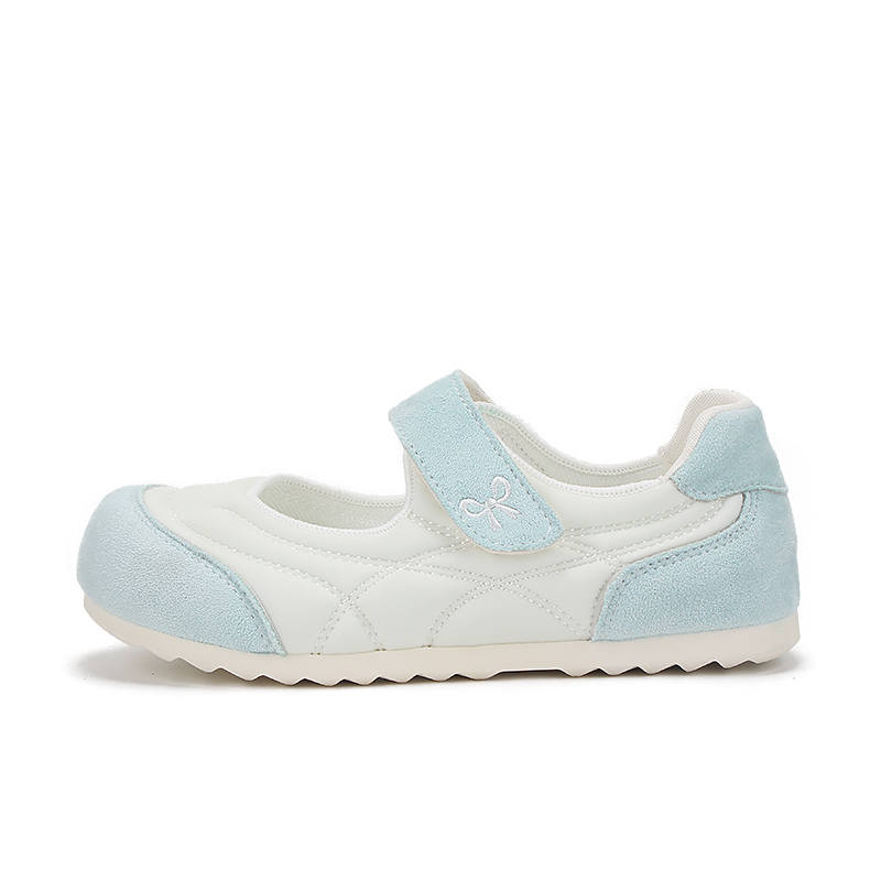 Yobn Breathable, Lightweight, And Abrasion Resistant Low top Casual Shoes Women's White Blue