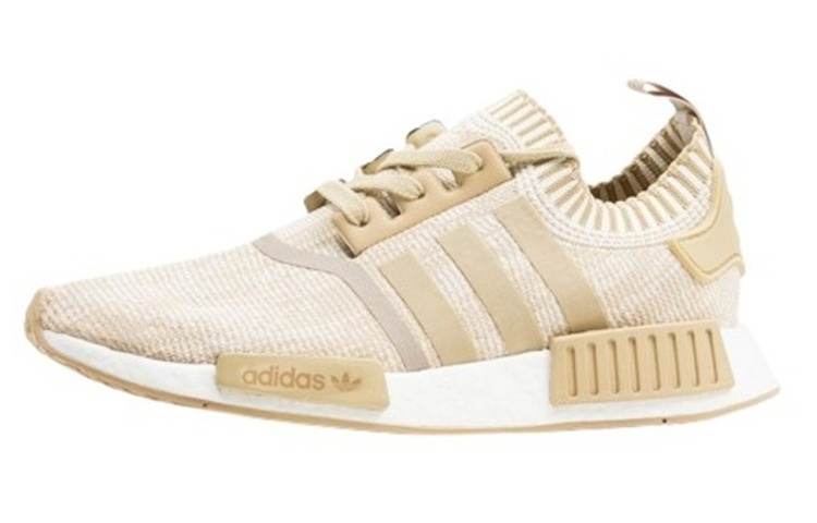 Adidas Originals NMD_R1 Linen Khaki Comfortable Round Toe Slip Resistant, Abrasion Resistant, Lightweight Low top