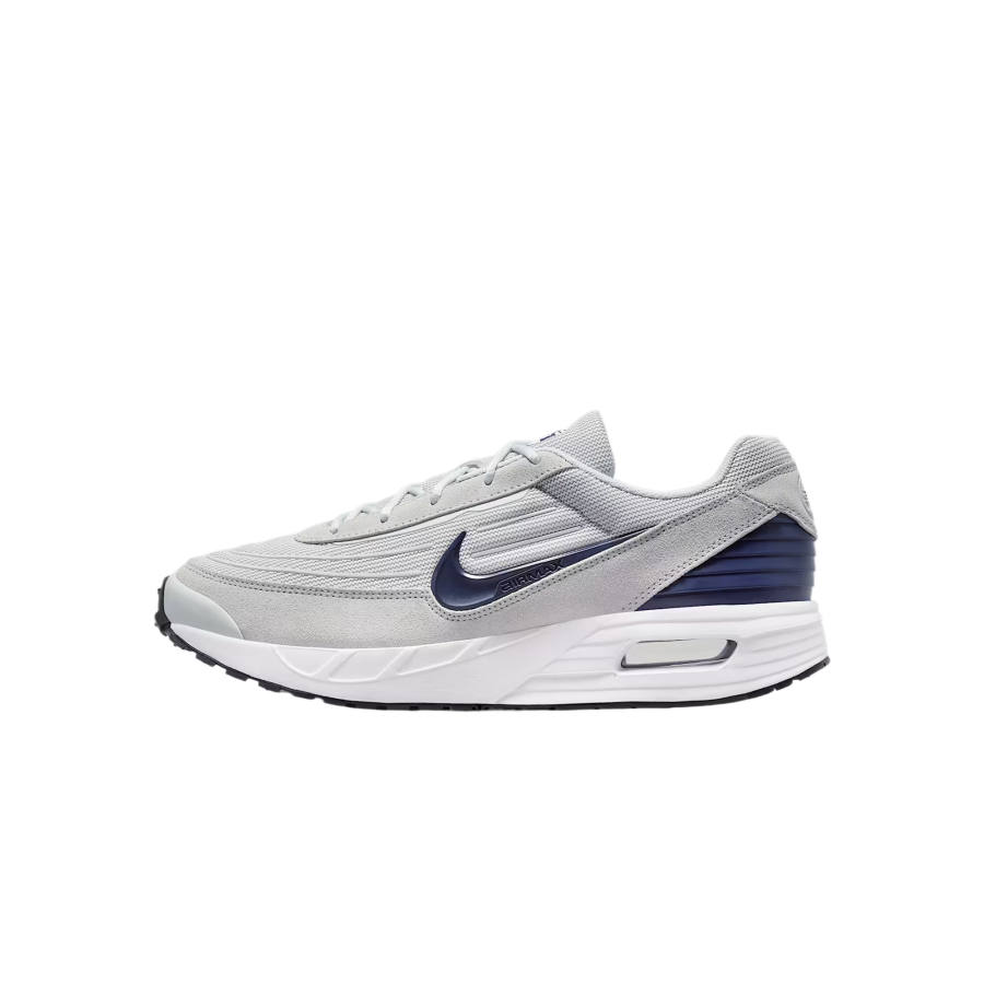 Nike Nike AIR MAX VERSE Textile, Leather Cushioning Low top Casual Shoes Men's Gray Blue