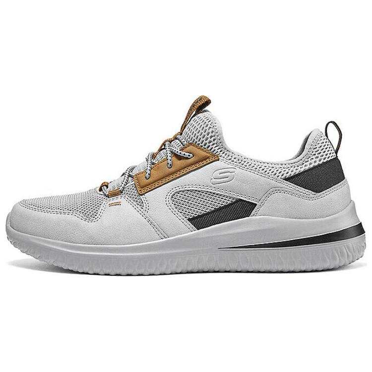 Skechers Delson 3.0 Mesh, Textile, Synthetic Leather Cushioning Abrasion Resistant Breathable Rebound