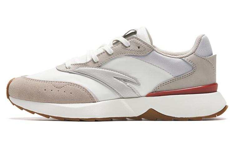 Anta HERITAGE 70 Slip Resistant Abrasion Resistant Low top Casual Shoes Women's White Gray