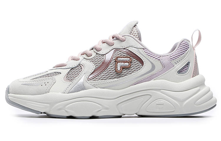 FILA FUSION Mars 2 Textile, Synthetic Leather Low top Casual Shoes Women's White Gray