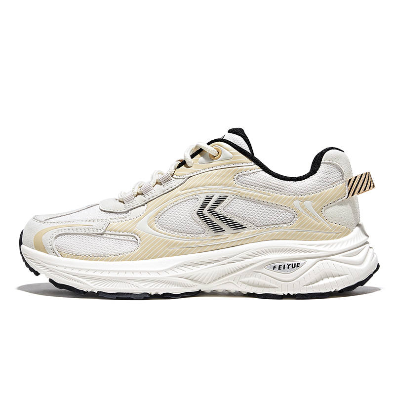 FEIYUE Abrasion-Resistant Breathable Low-top Casual Shoes Unisex Beige Khaki