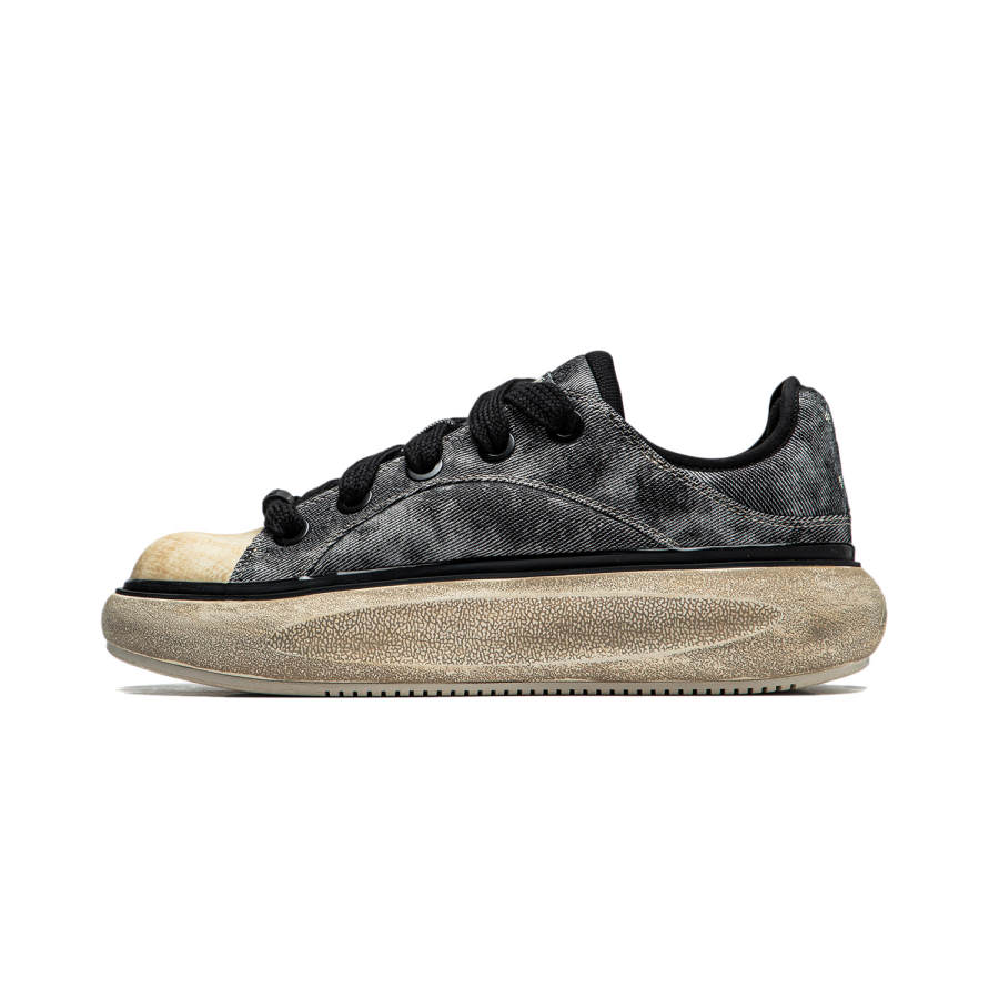 Li-Ning Li Ning Yun You C4D Comfortable Cushioning, Wear Resistant Low top Casual Shoes Men's Black White