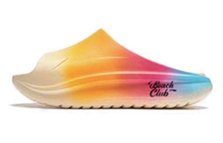 Li-Ning Li Ning SOFT SLIPPER Slide Slippers Unisex Yellow Orange