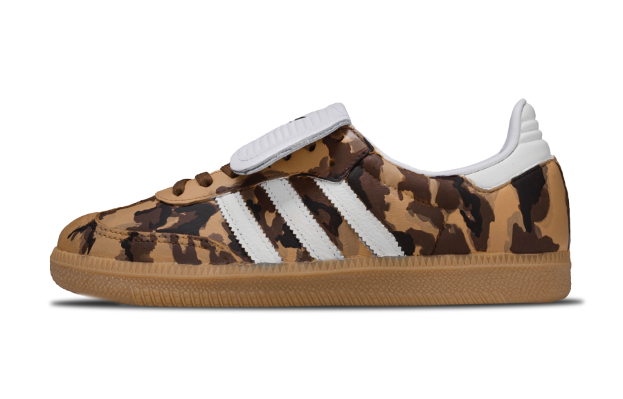 Adidas Originals Samba LT Cherry Bomb, Good Luck Leopard Arrived Lightweight Low top Skateboard Shoes Unisex Brown