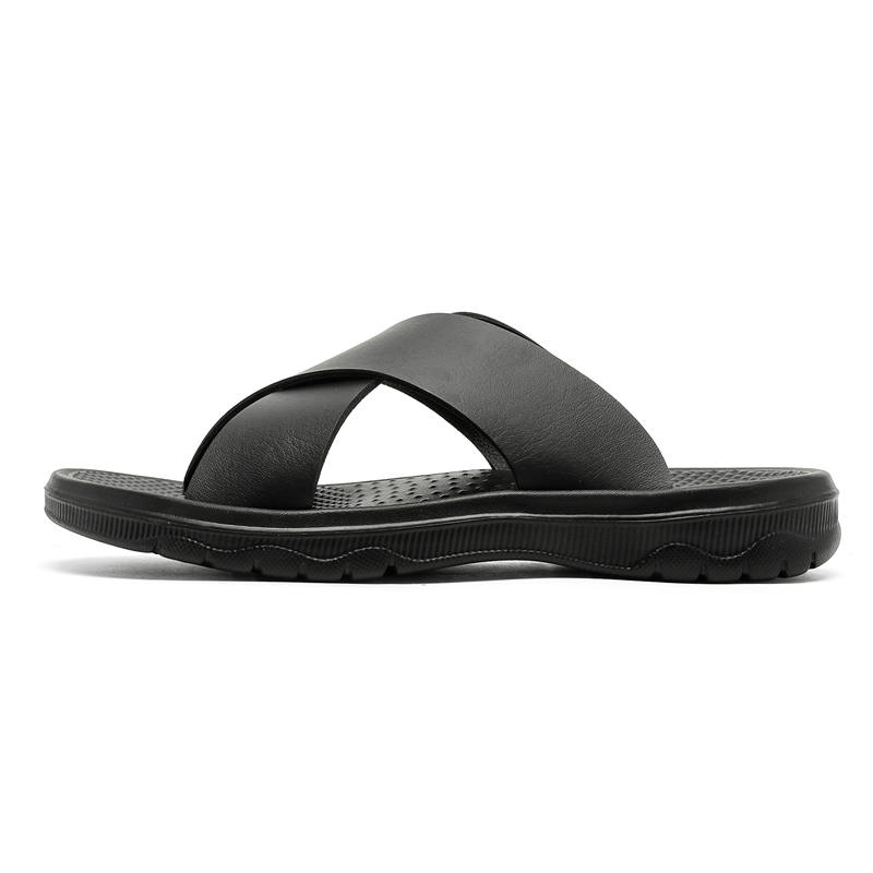 PAIBLOKS EVA Rubber Cushioning Quick Dry Slip Resistant Abrasion Resistant Quiet Slide Slippers Men's
