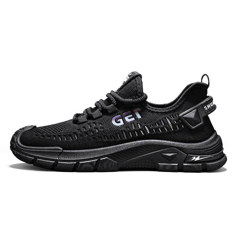 Binary Binary Lightweight And Breathable Low top Casual Shoes Men's Black