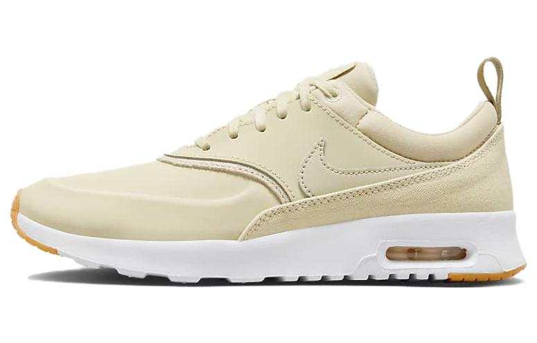Nike Nike Air Max Thea Premium Abrasion Resistant Abrasion Resistant Low top Casual Shoes Women's Yellow White