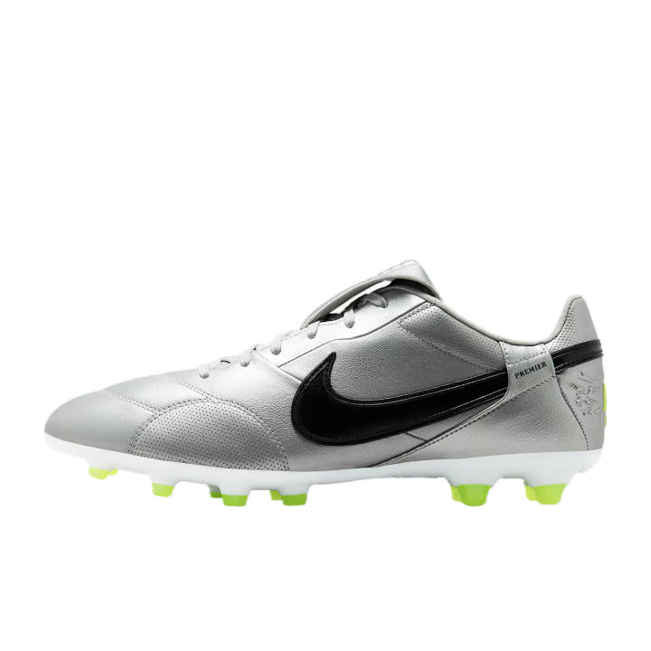Nike Nike Premier 3 Abrasion Resistant Soccer Shoes Unisex Metallic Silver