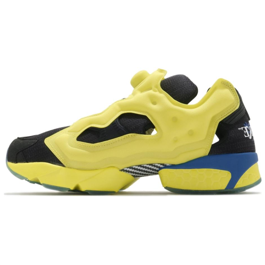 Reebok Cushioning Low top Casual Shoes Unisex Black Yellow