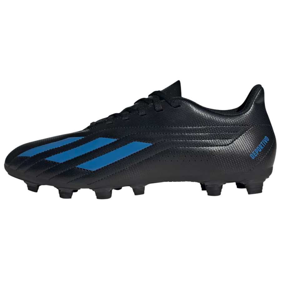 Adidas Adidas Deportivo 2 Slip Resistant Abrasion Resistant Soccer Shoes Men's Black Blue