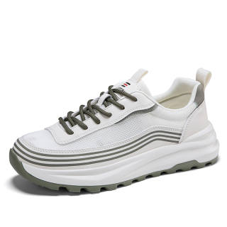 SAIFEINU Comfortable Slip Resistant, Abrasion Resistant, Breathable Low top Casual Shoes Khaki