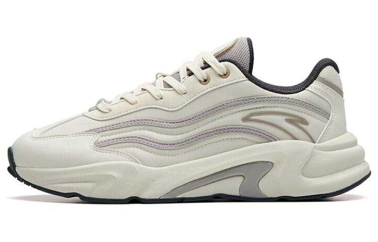 Anta Cushioning Slip Resistant Low top Sports Casual Shoes Men's White Gray