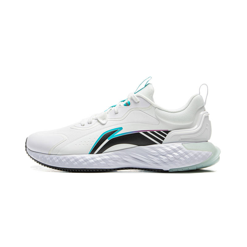 Li-Ning Li Ning Slip Resistant Lightweight Rebound Low top Casual Shoes Men's Standard White