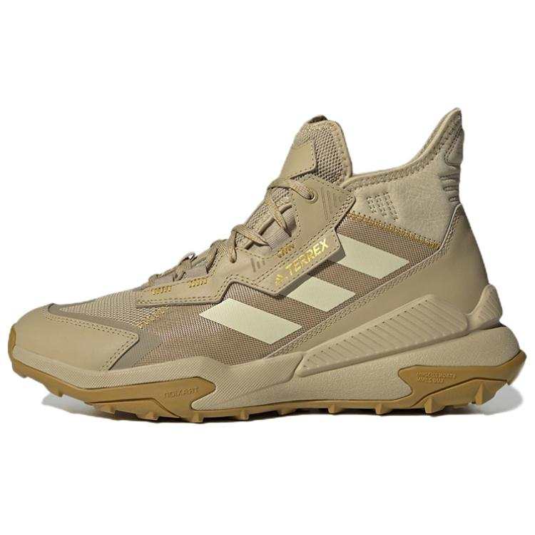Adidas Adidas Terrex Hyperblue Mid Hiking Fabric Slip Resistant Abrasion Resistant Mid top Casual Shoes Men's Khaki